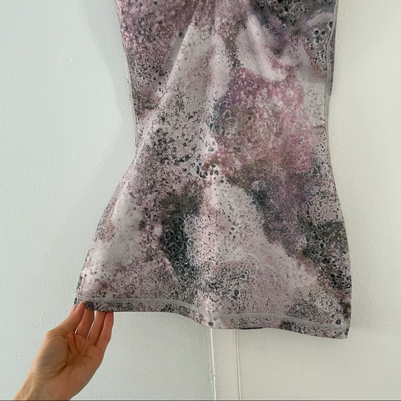 LULULEMON CRZ Y strap marble pink yoga tank top 4 - Picture 9 of 11